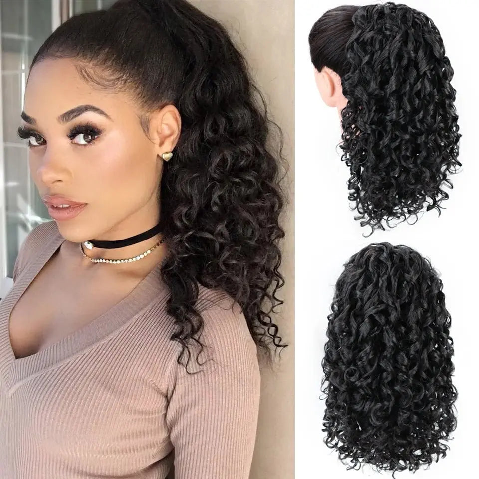 Hot Curly Drawstring Ponytail - Inglows