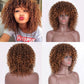 Lux Mixed Color Curly Wigs - Inglows