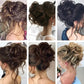 Messy and Curly Claw Clip Bun - Inglows