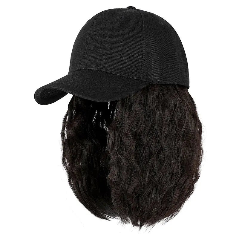Straight And Curly Adjustable Cap Wig - Inglows