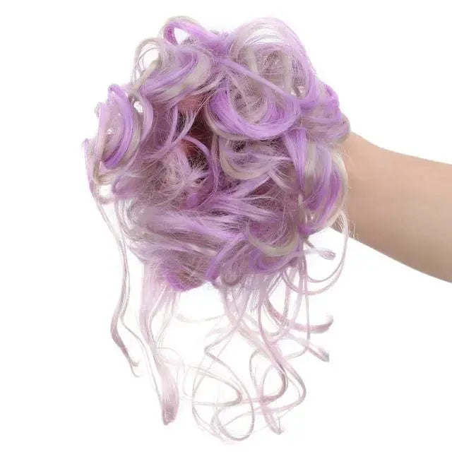 Messy Hair Bun Scrunchie Extensions - Inglows